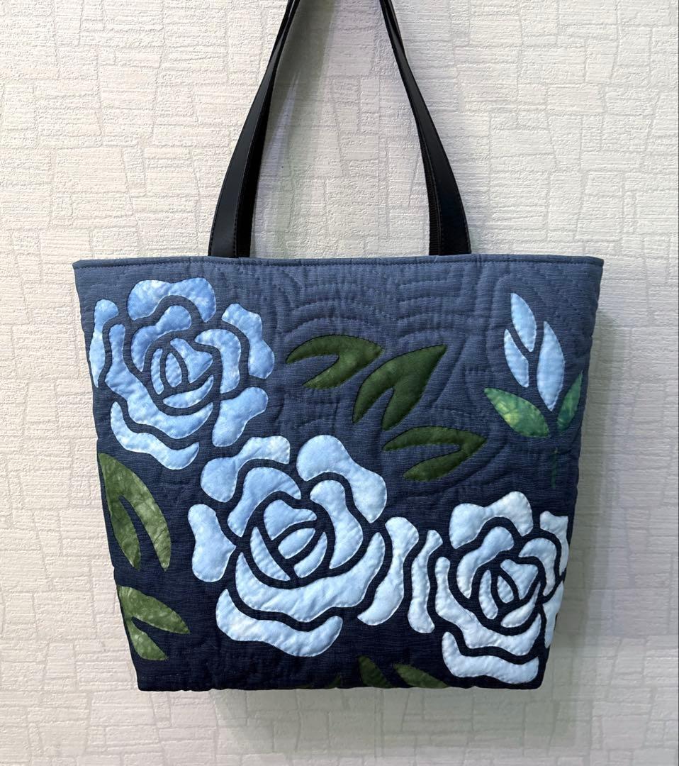 ハワイアンキルトトートバッグ　　　グラデーション　　バラ♡ 楽天市場】ハワイアンキルトバッグ ハワイアンキルト バッグ