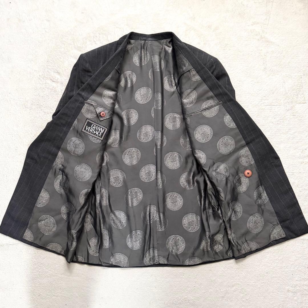 極美品 ジャンニヴェルサーチ スーツ セットアップ ダブル メデューサ