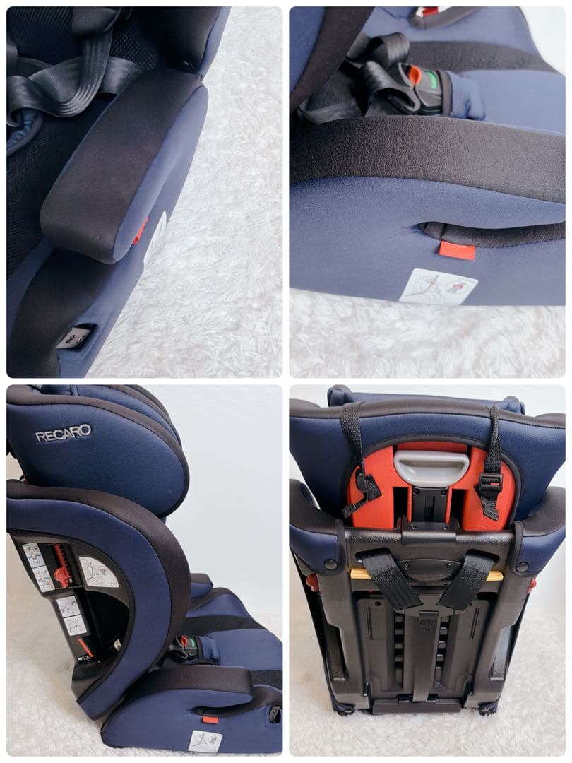 RECARO J1 セレクト レカロ ジュニアシート メトロブルー - メルカリ