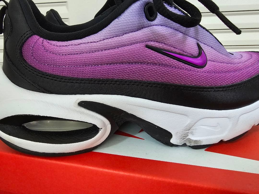 【NIKE】AIR MAX PORTALポータル 黒紫 24.0cm【中古】