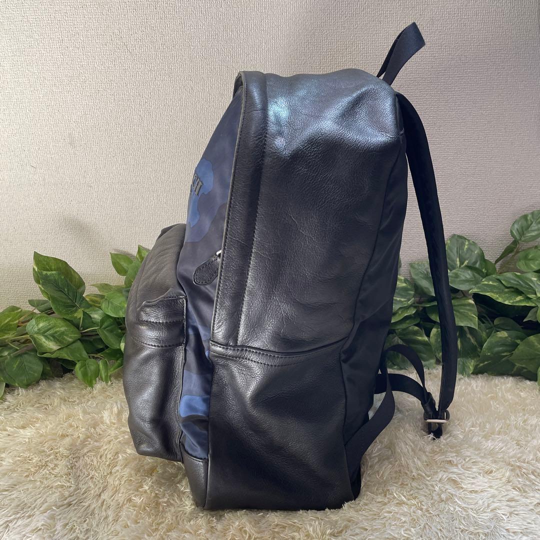 COACH コーチ F71755 迷彩 リュック ナイロン レザー メンズ - メルカリ
