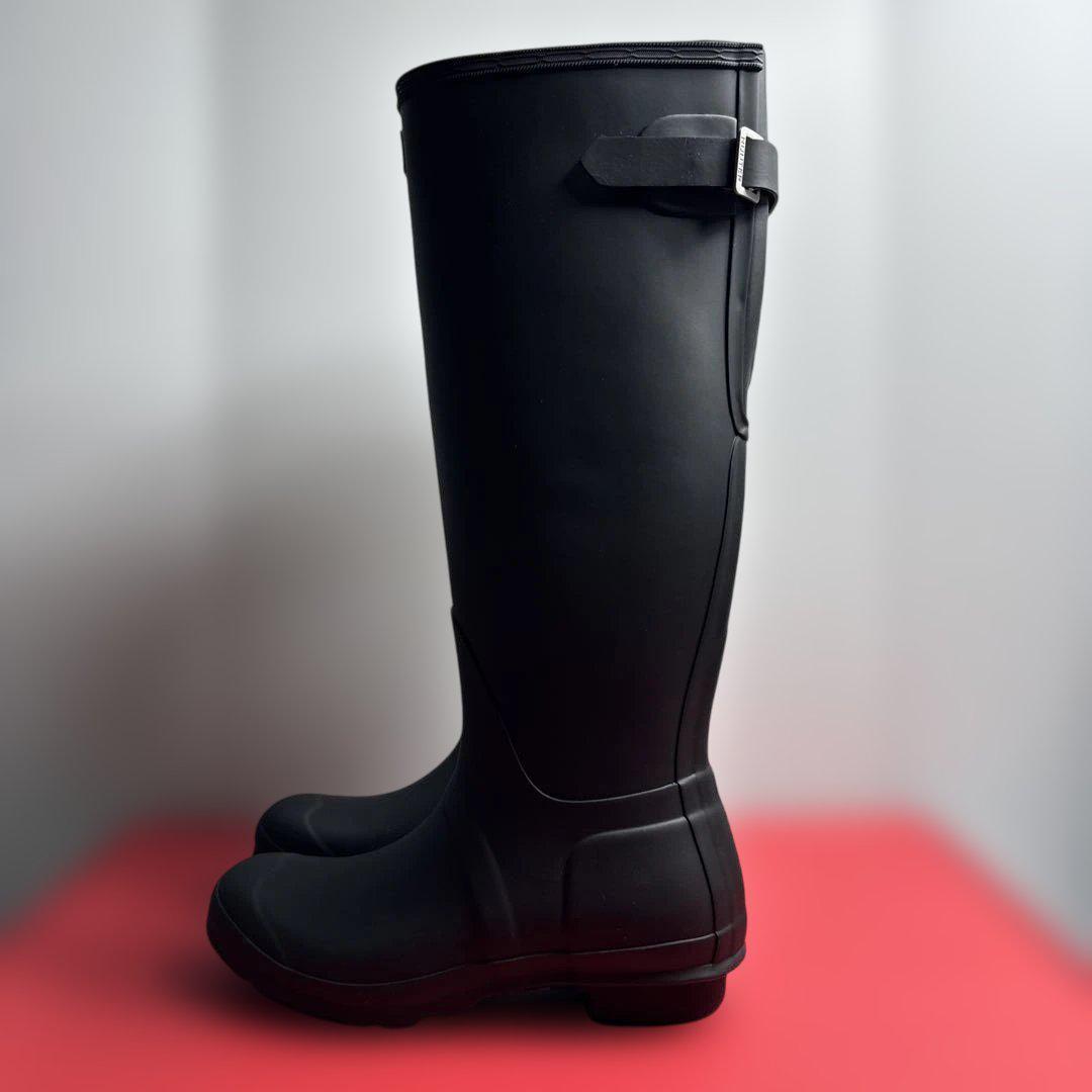 HUNTER レインブーツ ロング WFT1001RMA 25.0cm ブラック