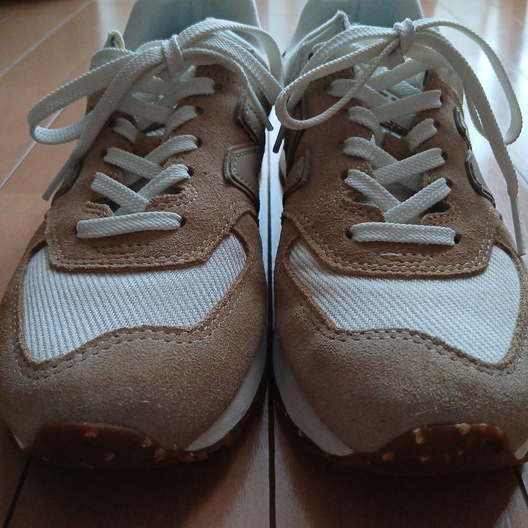 【美品】ニューバランス　574　ベージュ/ネイビー　2足セット　22.5cm