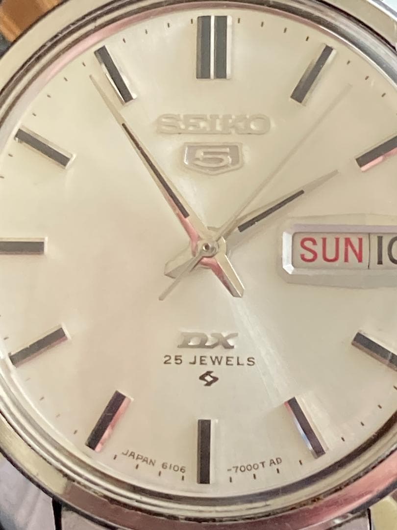 まゆげ犬様 専用】1967 61系 SEIKO 5 DX 25石 純正ベルト - メルカリ