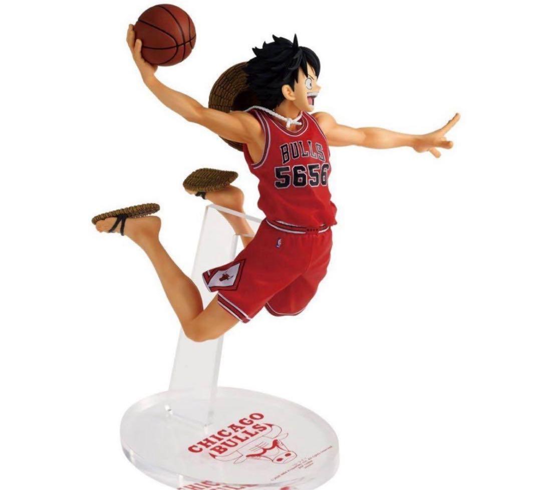 正規品 ONE PIECE × NBA ルフィ フィギュア赤 - メルカリ