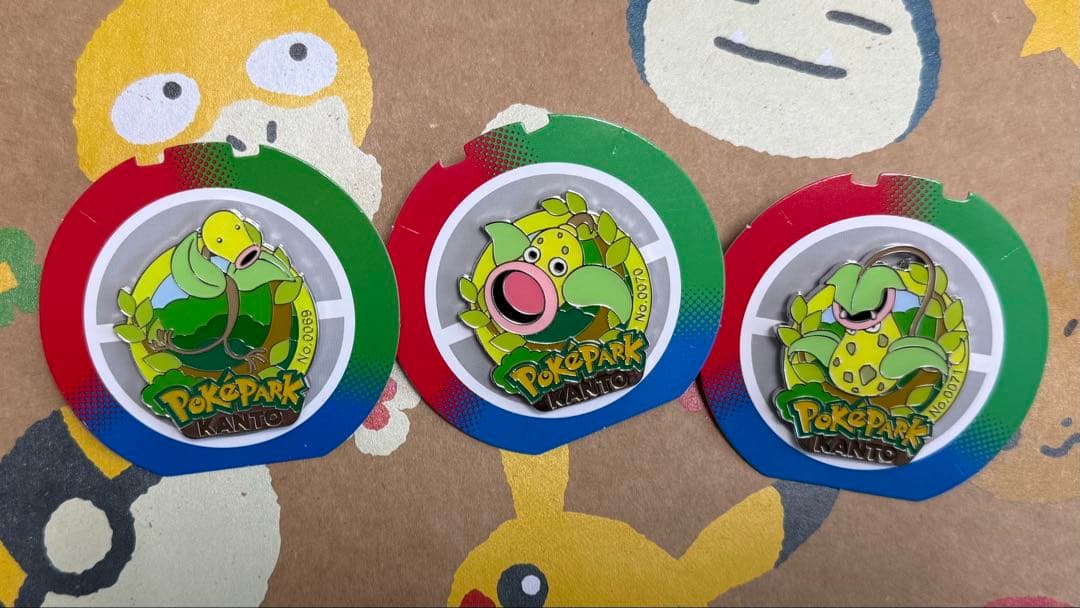 ポケパーク カントー ピンズ ピンバッジ 3点セット - メルカリ