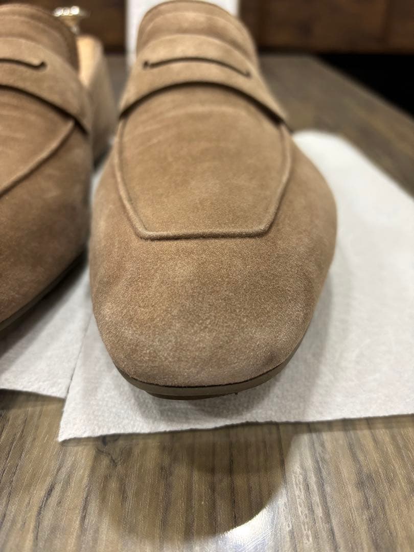 ベルルッティ　ロレンツォ　スエードローファー　サイズ9 28.5cm