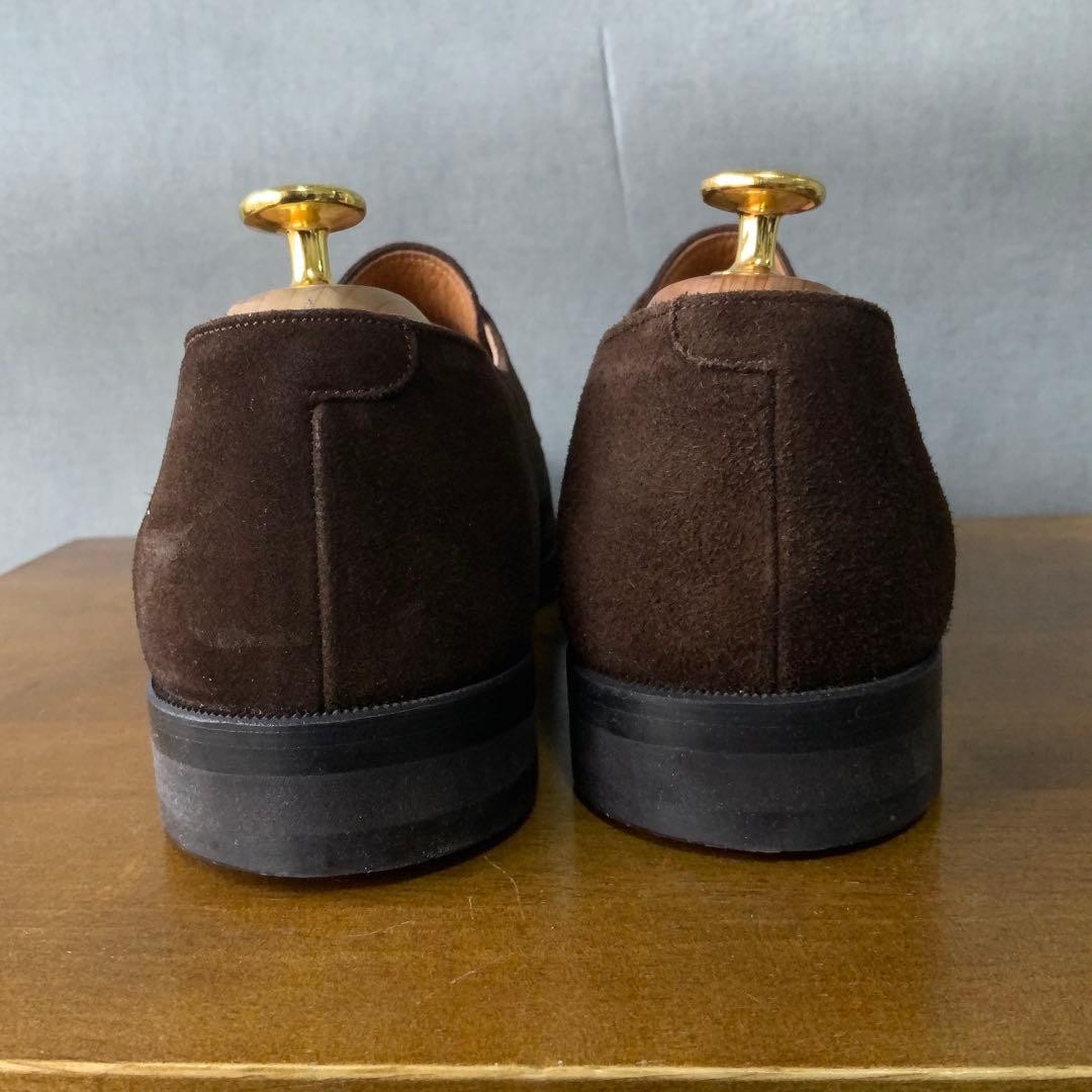 REGALリーガル ブラウンスエード シングルモンク シューズ 25.5cm