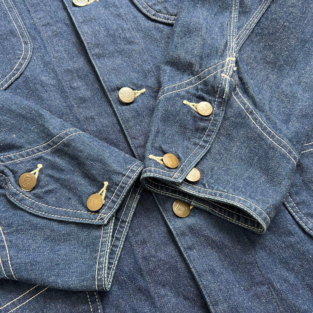 リー 91-J 40 カバーオール ユニオンメイド ハウスマーク 復刻 濃紺