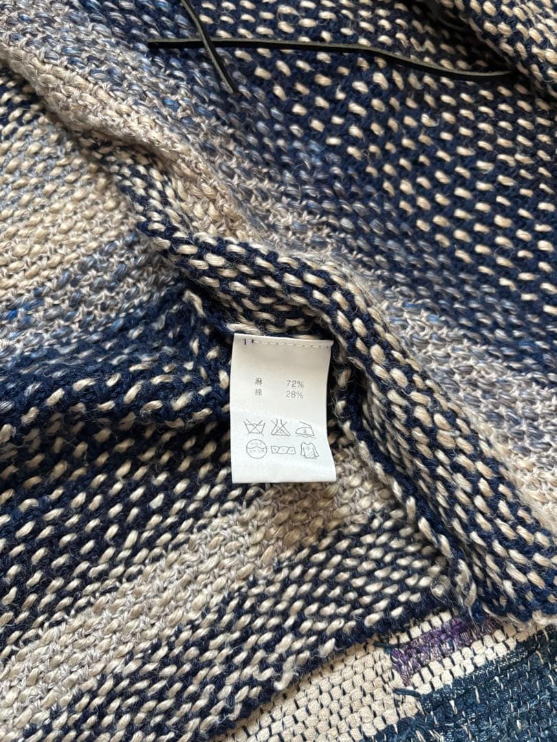 kapital 羽織 朝 刺子 コンチョボタン 1