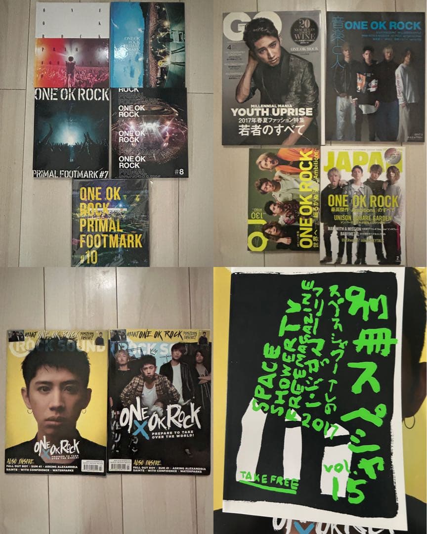 ONE OK ROCK プライマルフットマーク他11冊セット ワンオクロック