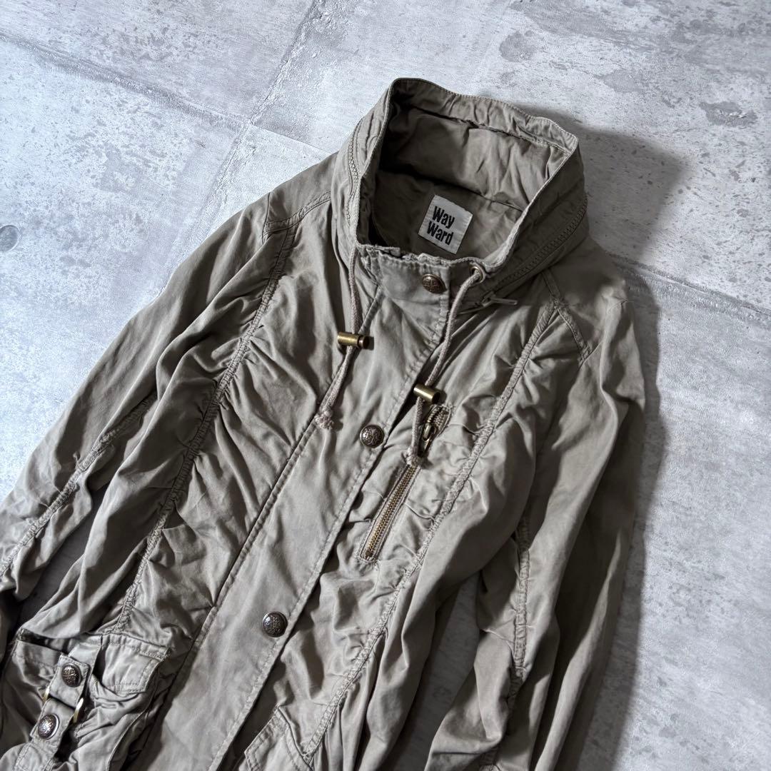 00s ミリタリージャケット シャーリング 平成ギャル goa系 ギミックy2k