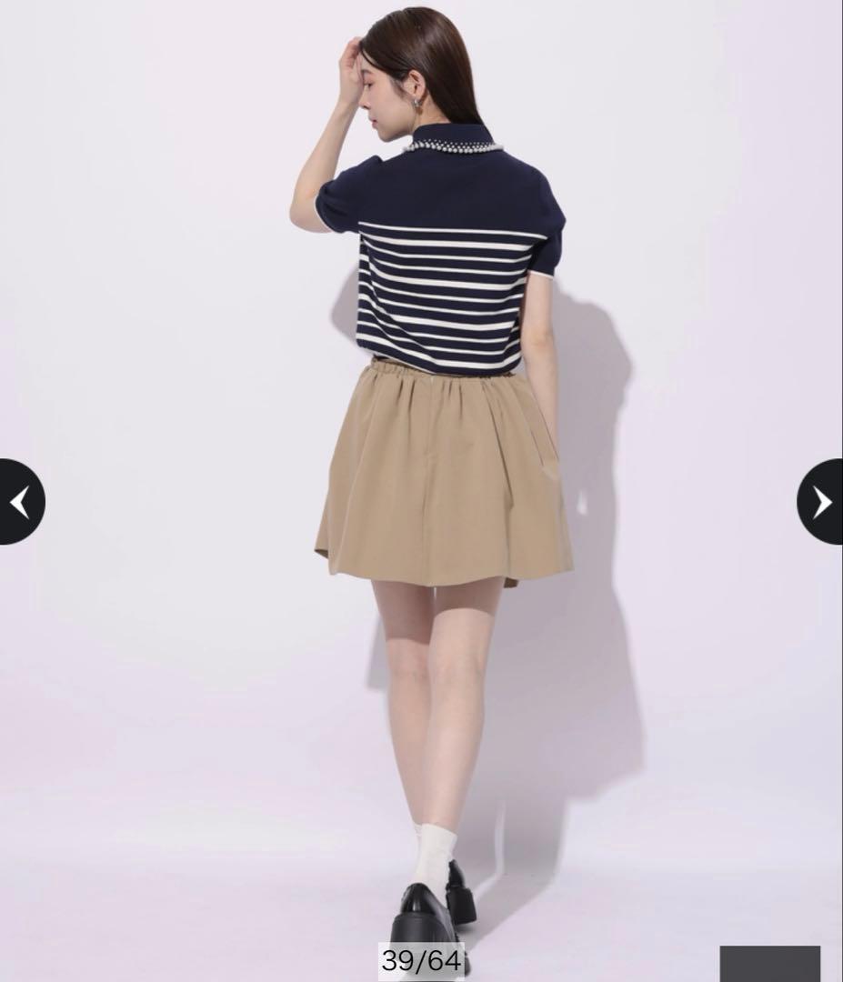 Arpege story Rirandture パールカラーポロニット - メルカリ