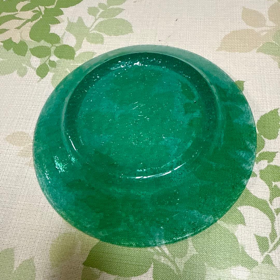 吹きガラス美しい鉢2個と一枚の皿 - メルカリ