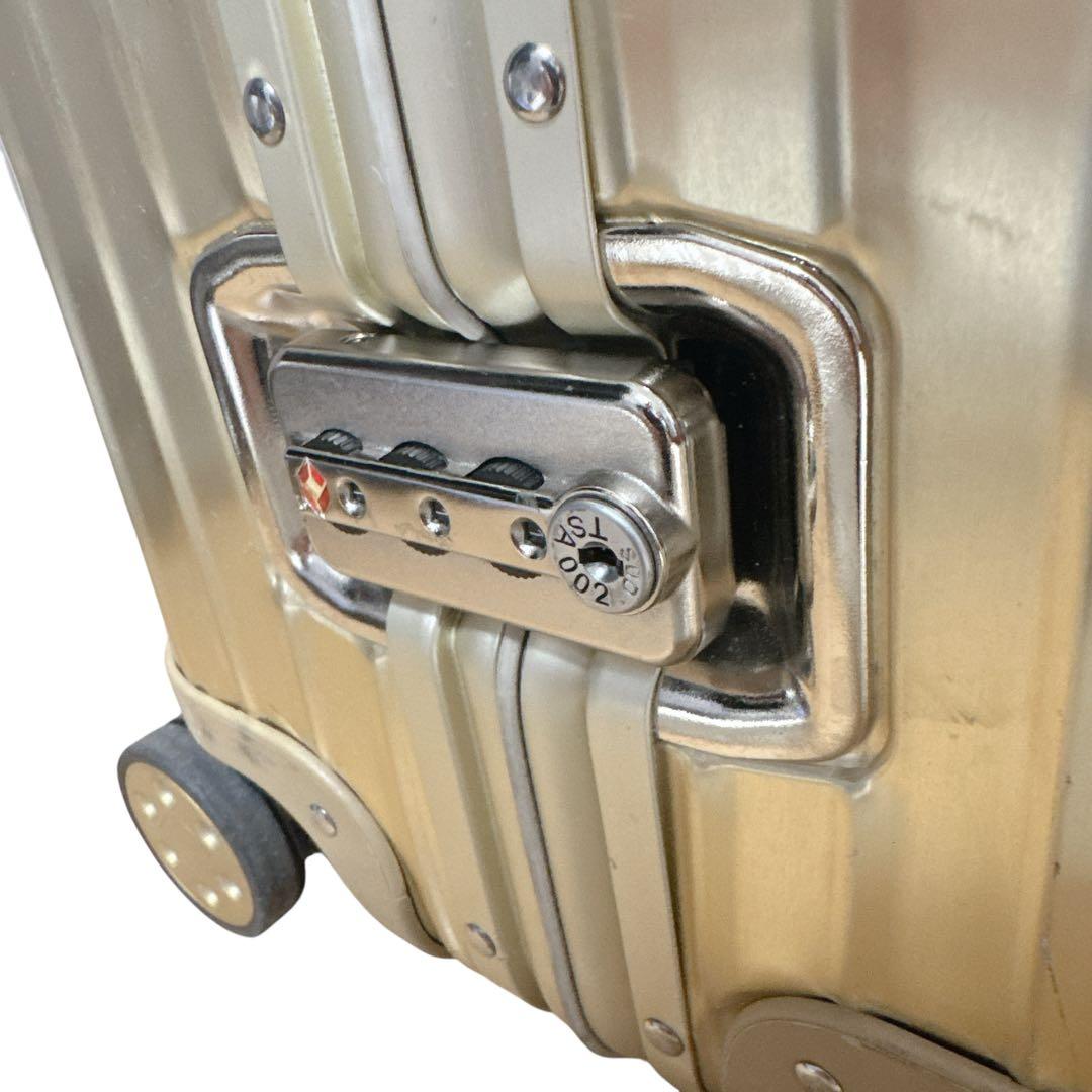 《極希少》リモワ TOPAS Titanium 77L GOLD TSA