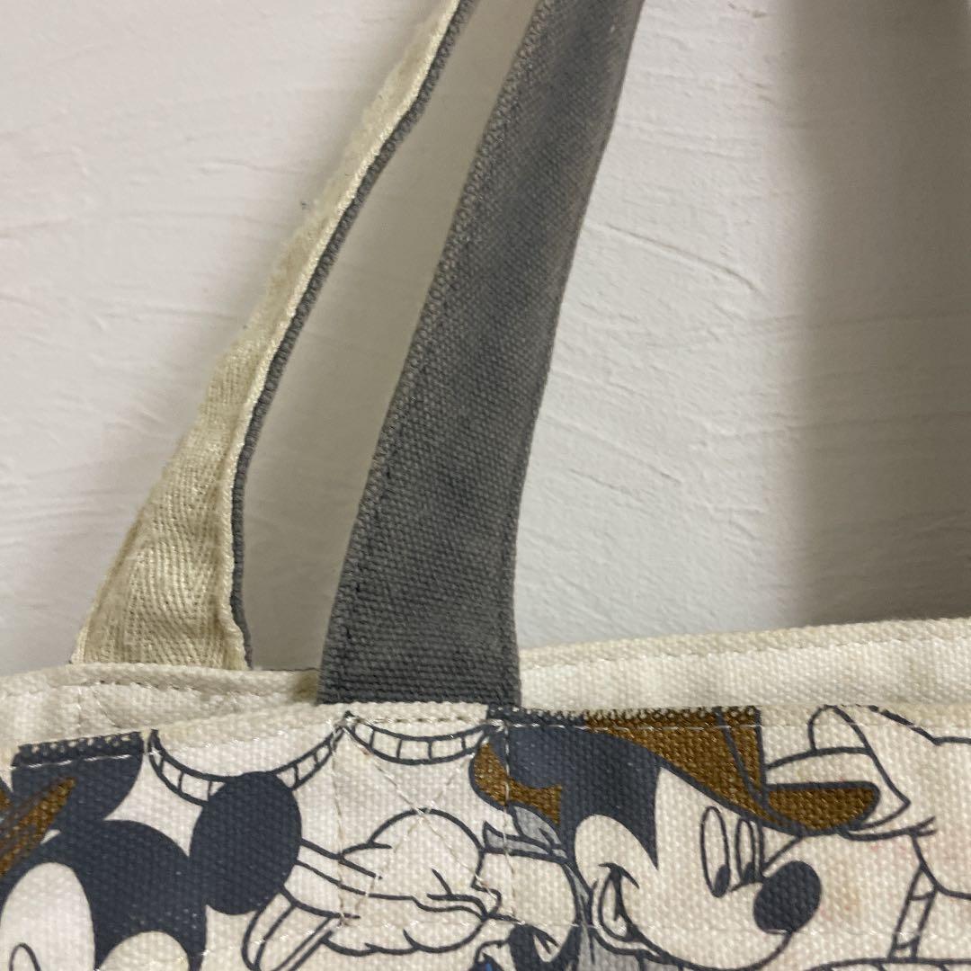 ディズニー ミッキー 総柄 トートバッグ レトロ - メルカリ