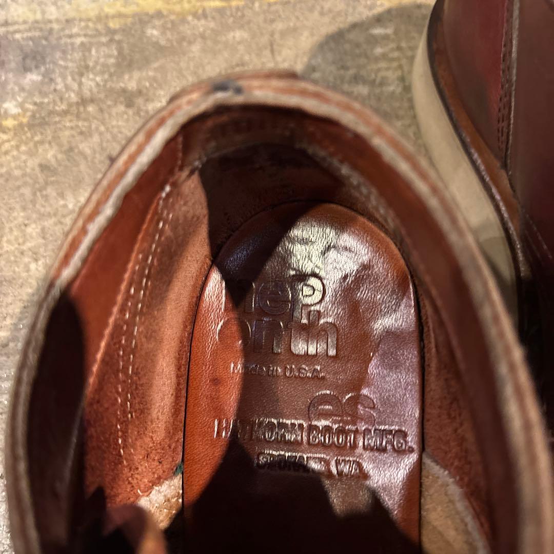 ハソーン ネペンテス別注 オックスフォードブーツ 8 1/2 茶色 ブラウン