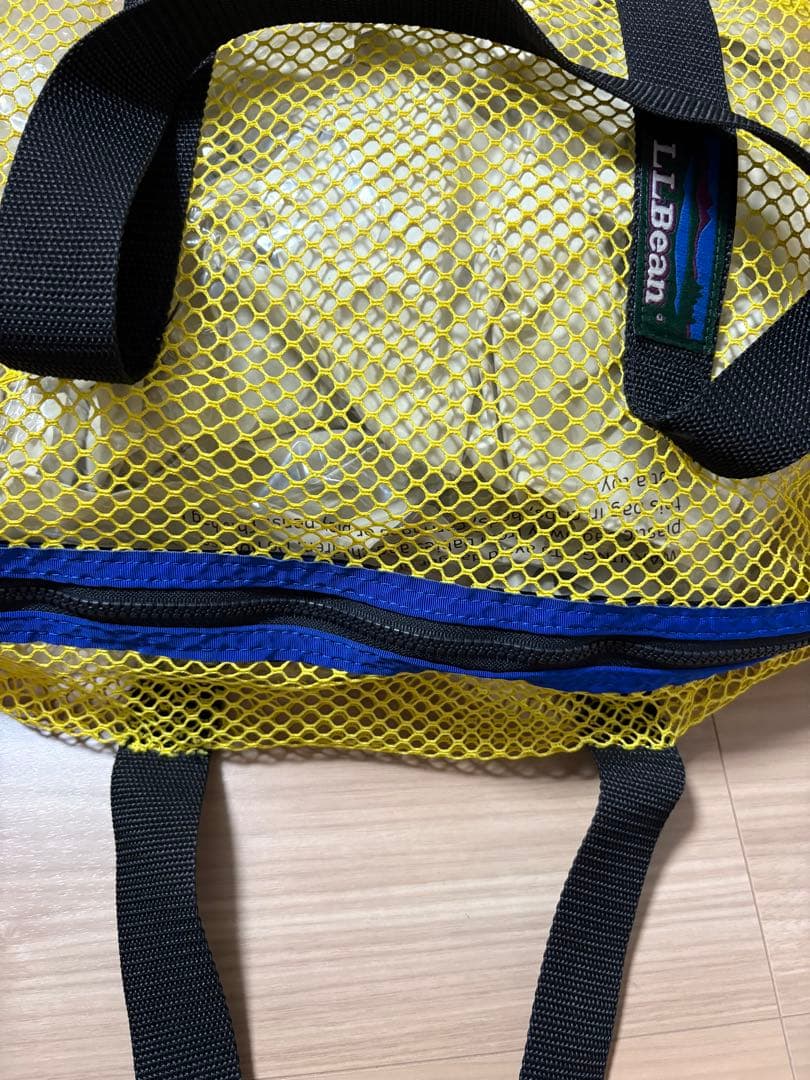 L.L.BEAN メッシュ ダッフルバック ヴィンテージ イエロー
