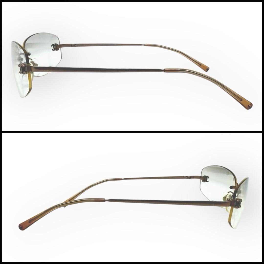 CHANEL シャネル リムレス サングラス ココマーク オーバル Y2K - メルカリ