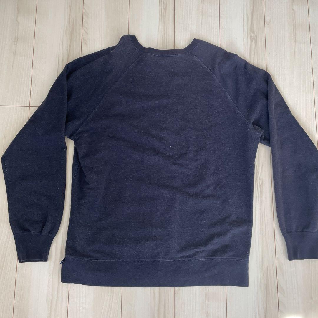 Supreme ネイビー クルーネックストレーナー - メルカリ