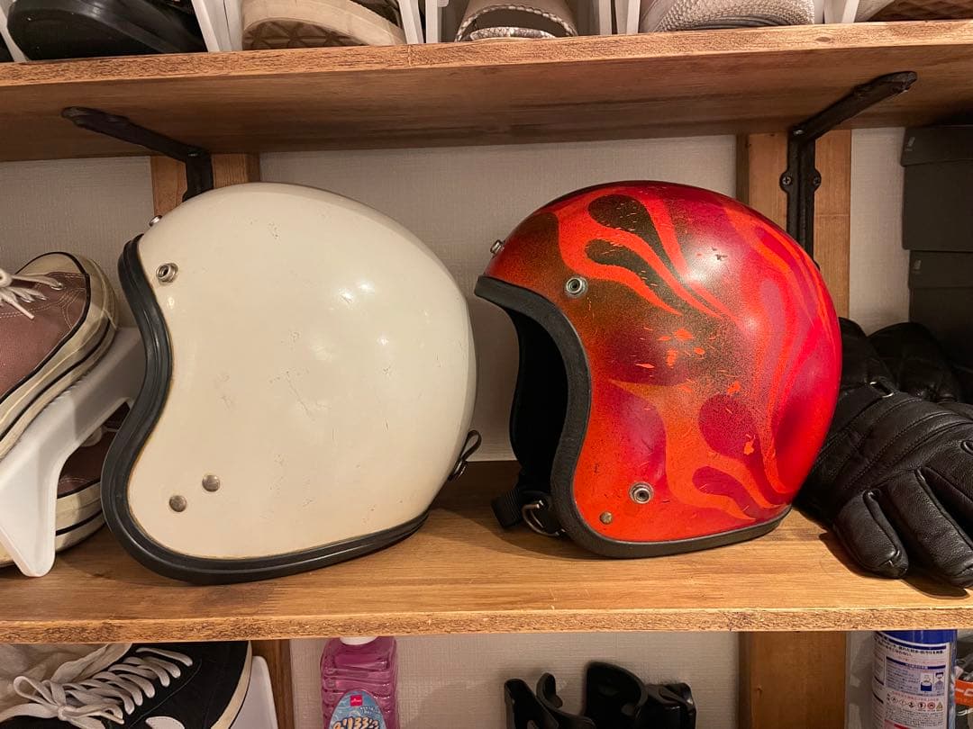 60s YODER PACER79X ヴィンテージ ヘルメット オールドペイント - メルカリ