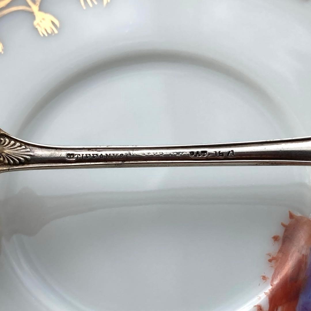 Tiffany 純銀鍍金 Palm モノグラム スプーン - メルカリ
