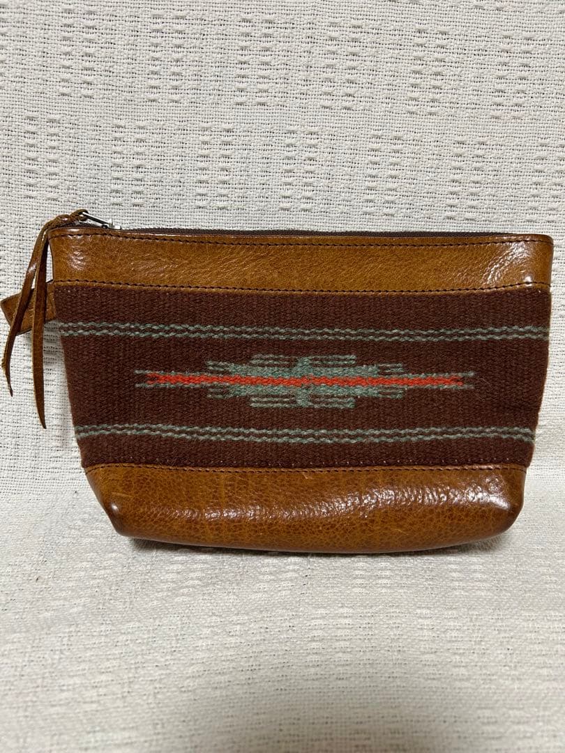 LUCKY JOHN＊ジップポーチ/BROWN 商品詳細｜セミオーダーバック等を販売 ラッキージョンズストア