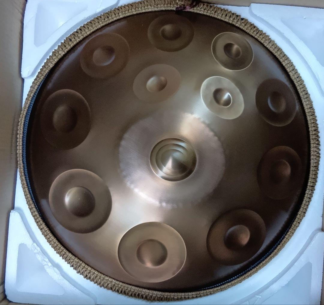 ハンドパン 56センチ 12音 A＝432Hz Dマイナー 音きれいです - メルカリ