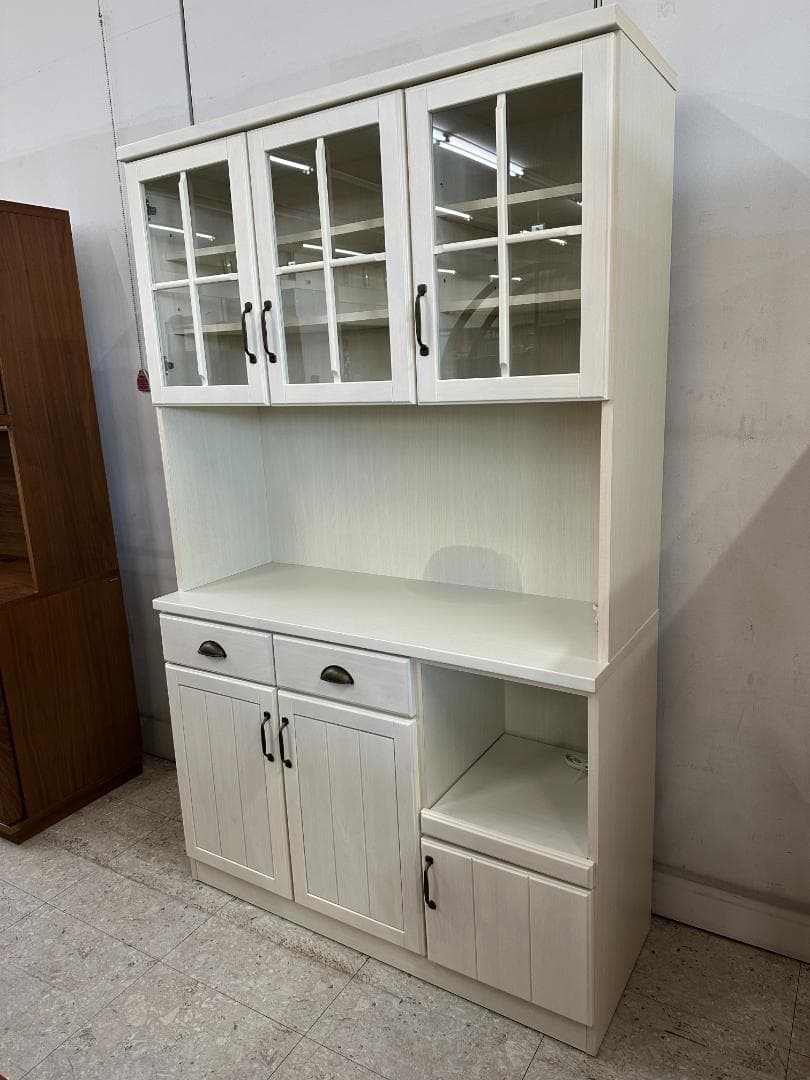 ニトリ　食器棚　キッチンボード　ミランダ2　120WH　ホワイト キッチンボード (ミランダ2 120 WW) | ニトリネット【公式】 家具