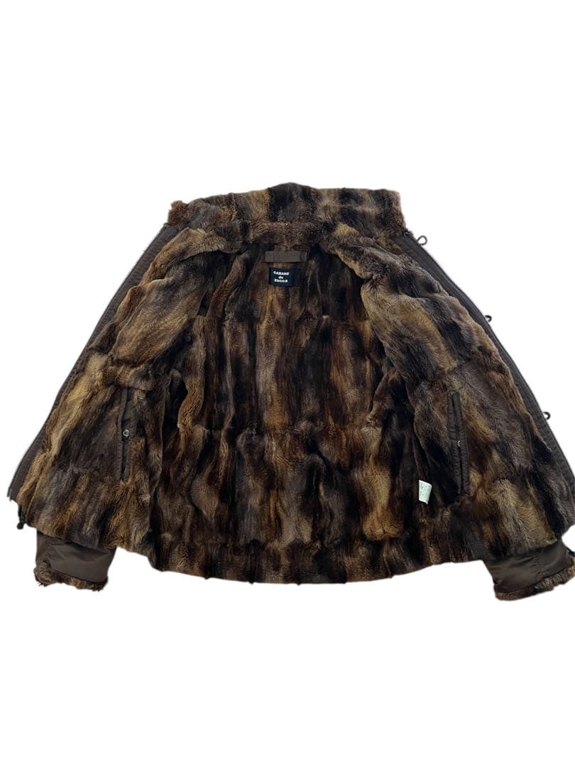 CABANE de ZUCCAフライトジャケット ファー裏地 CABANE de ZUCCa 裏地