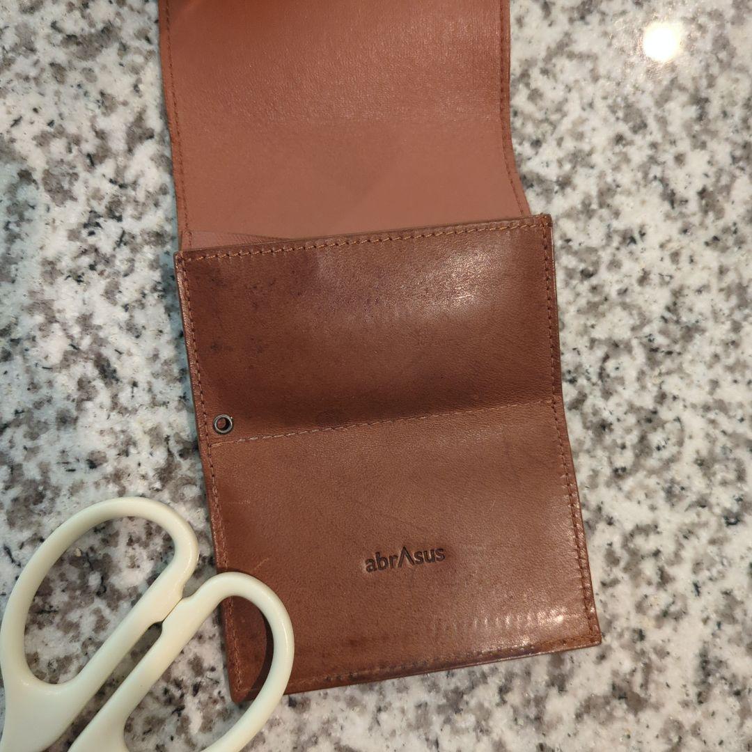 abrAsus アブラサス 小さい財布 キャメル ブッテーロレザー - メルカリ