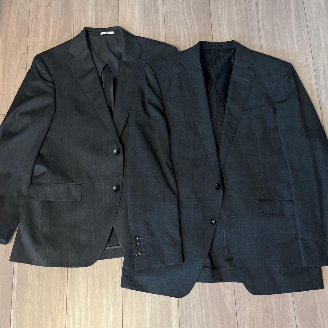 Hide7777様　スラックス2本、ジャケット2枚セット AMBIDEX Store 〇トロピカルワッシャー ルーズダブルジャケット(F クロ