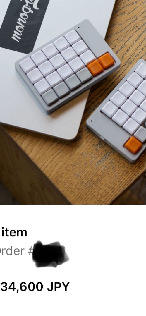 conductor 分割キーボード 狭ピッチ40％オーソリニア - メルカリ