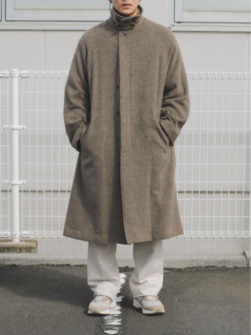 1/20まで POLYPLOID LONG COAT C POLYPLOID LONG COAT C BLUE | TODAY CLOTHING