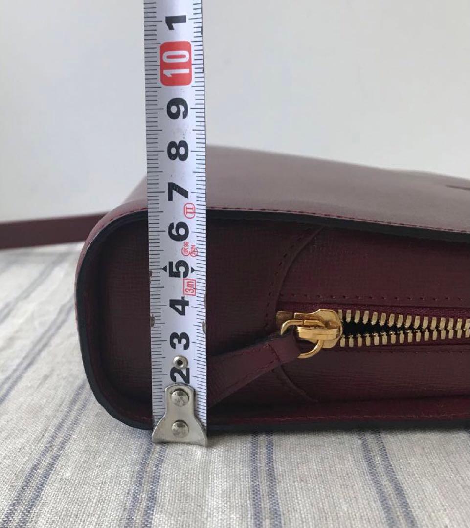 綺麗です☆】カルティエ マストライン イタリア製 クラッチバッグ ユニ