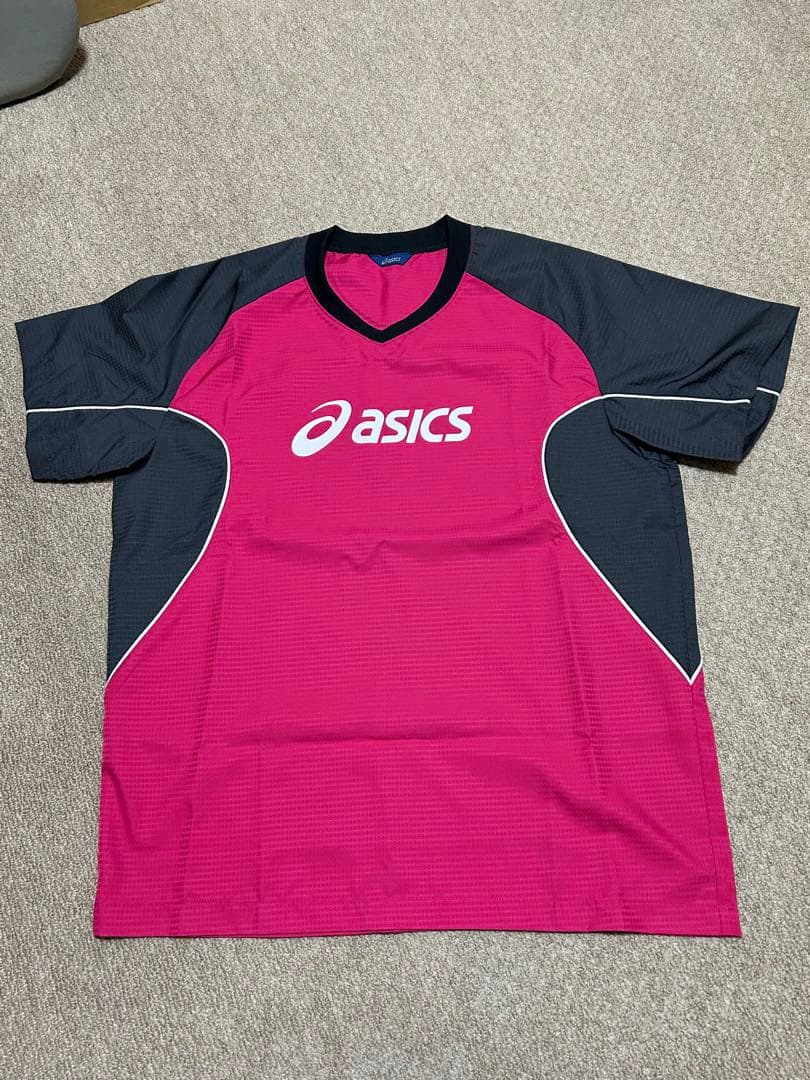 アシックス バレーボールピステ 半袖 Oサイズ - メルカリ