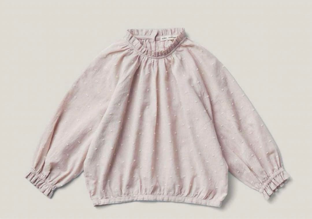 soor ploom ドット　ブラウス　6y 新品 SOOR PLOOM 】Lora Blouse, Rosewood | MIK & CO