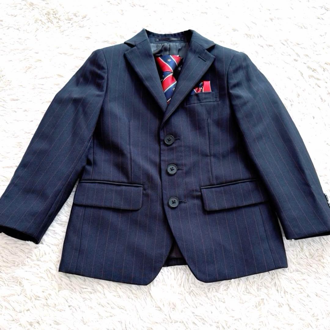 極美品】ワンダーファクトリー キッズスーツ3点セット 110 入園 卒園