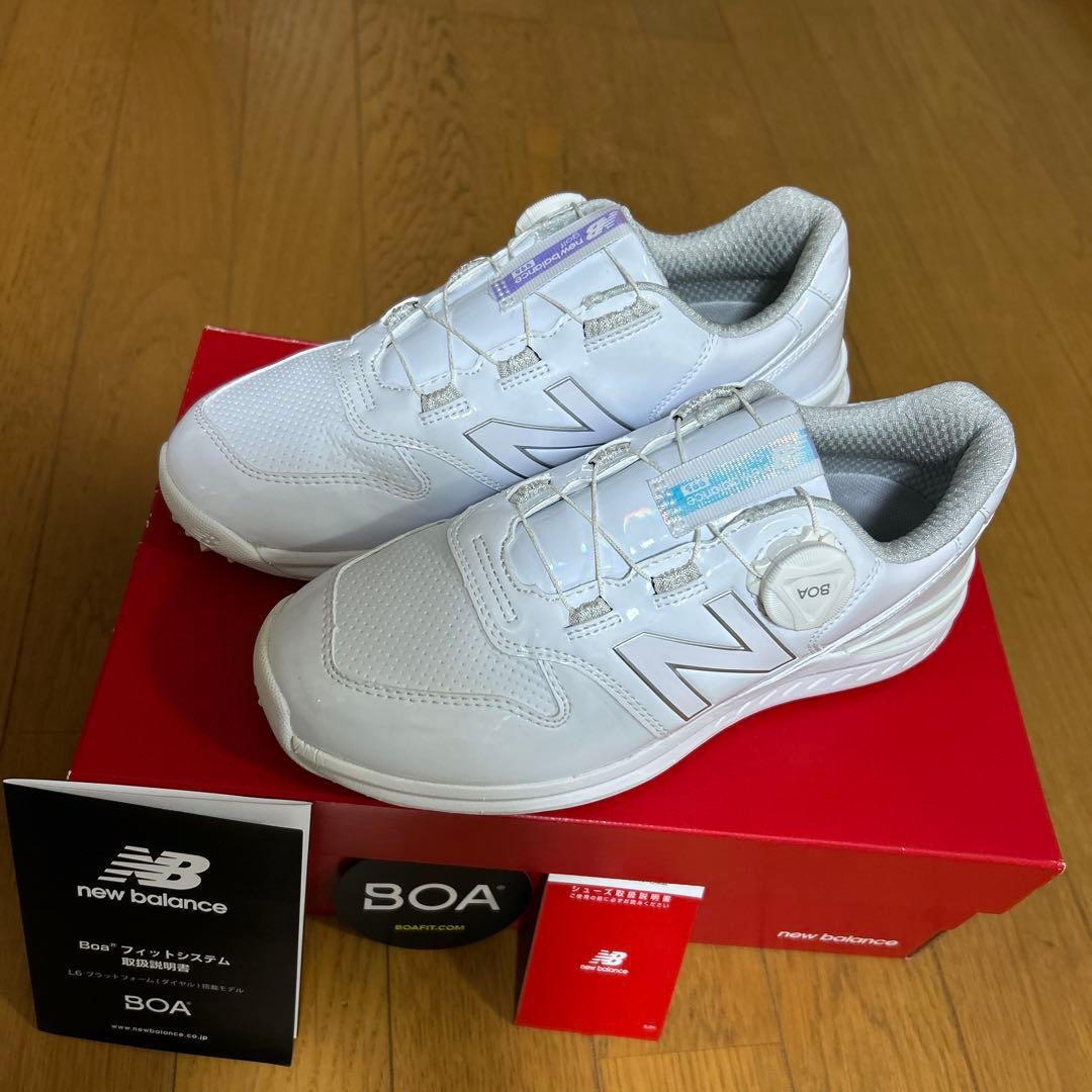 ゴルフシューズ ニューバランス 23㌢ 超美品 ニューバランス ゴルフシューズ フレッシュフォームX 2500v5 UG2500CC