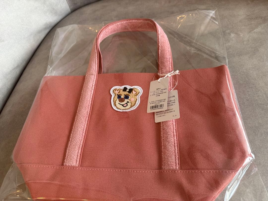 ラブラリーバイフェイラー オールドテディガールワッペントートバッグ