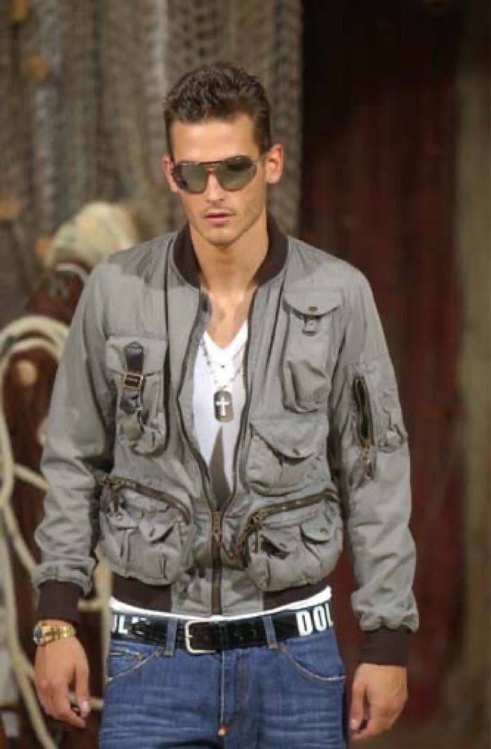 DOLCE&GABBANA 03SS パラシュート ジャケット マルチポケット - メルカリ