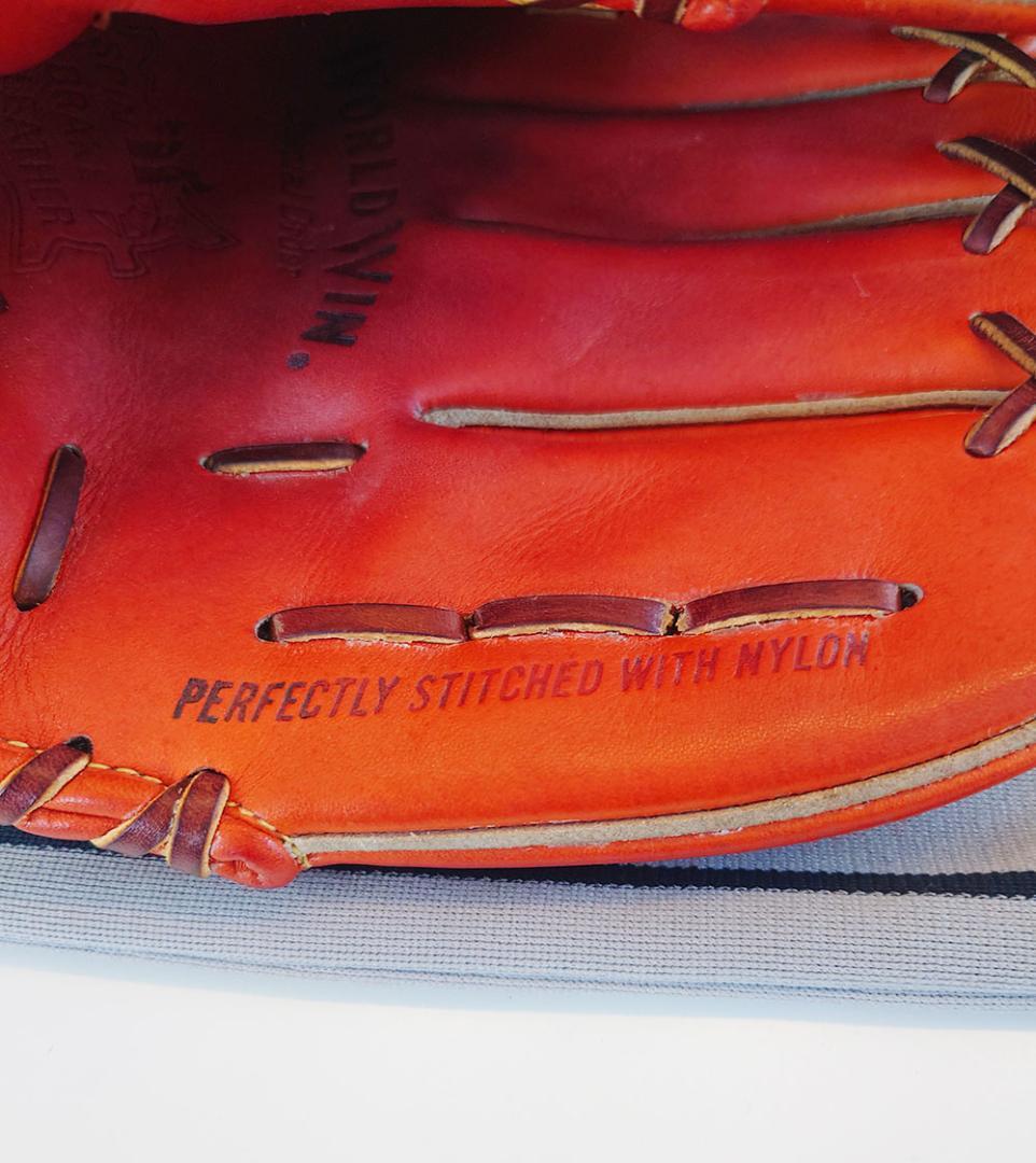 ミズノ ワールドウィン 硬式グローブ 信義作 東尾修モデル 1986年 極美