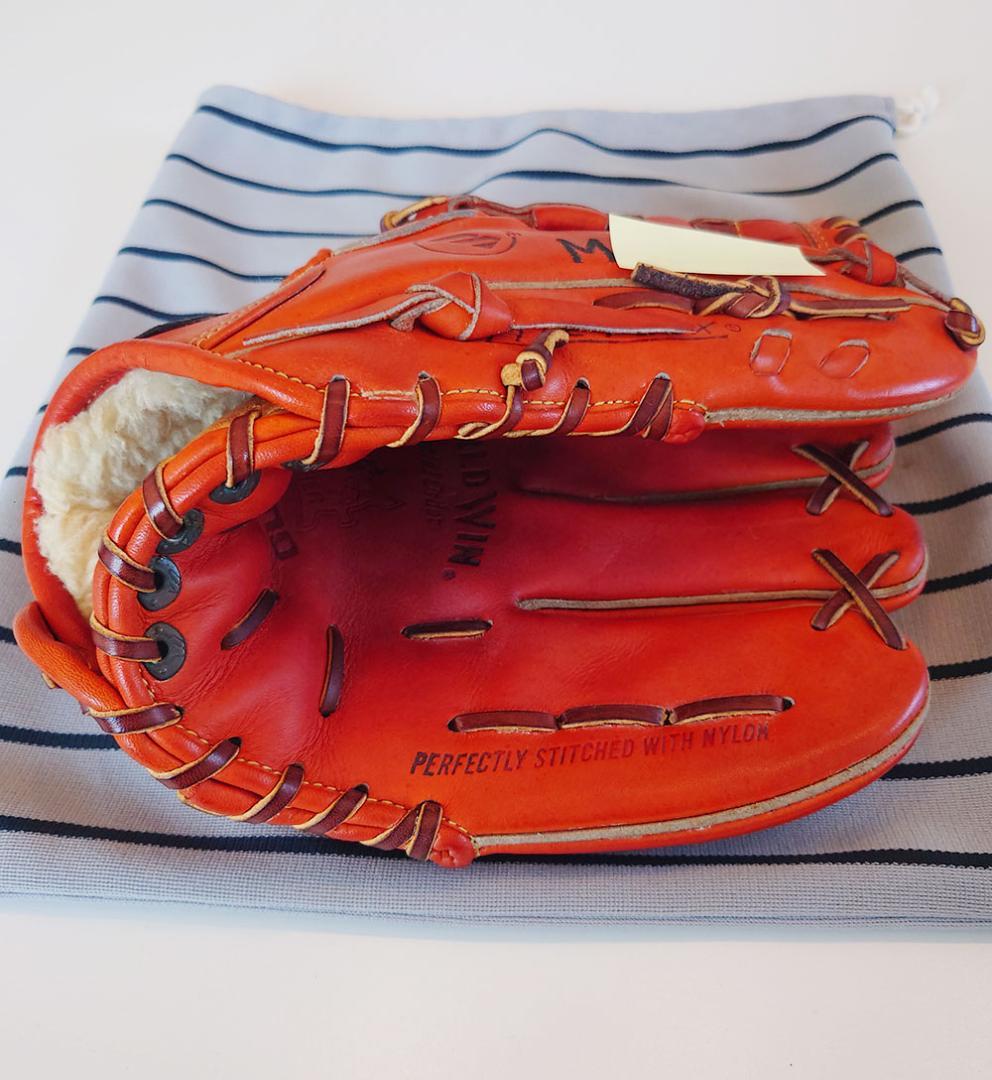 ミズノ ワールドウィン 硬式グローブ 信義作 東尾修モデル 1986年 極美