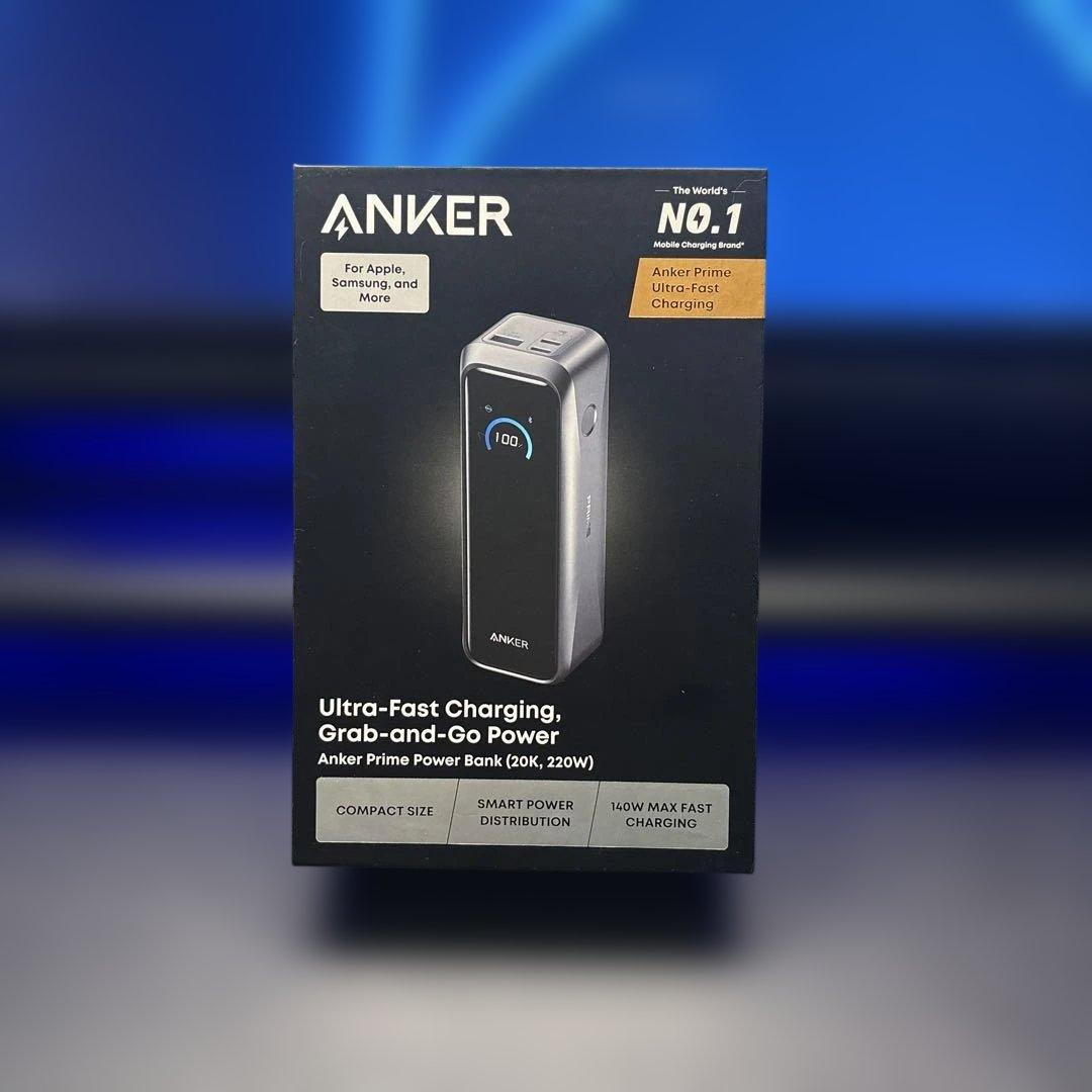 スマホアクセサリー Anker prime power bank(20K,220W) Amazon | Anker Prime Power Bank (20000mAh, 200W) (20000mAh 合計