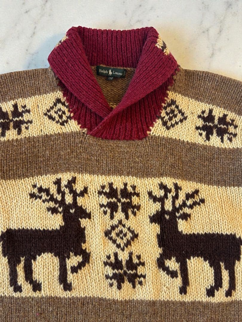 Ralph Lauren】ノルディック ニット / カウチン / フェアアイル - メルカリ