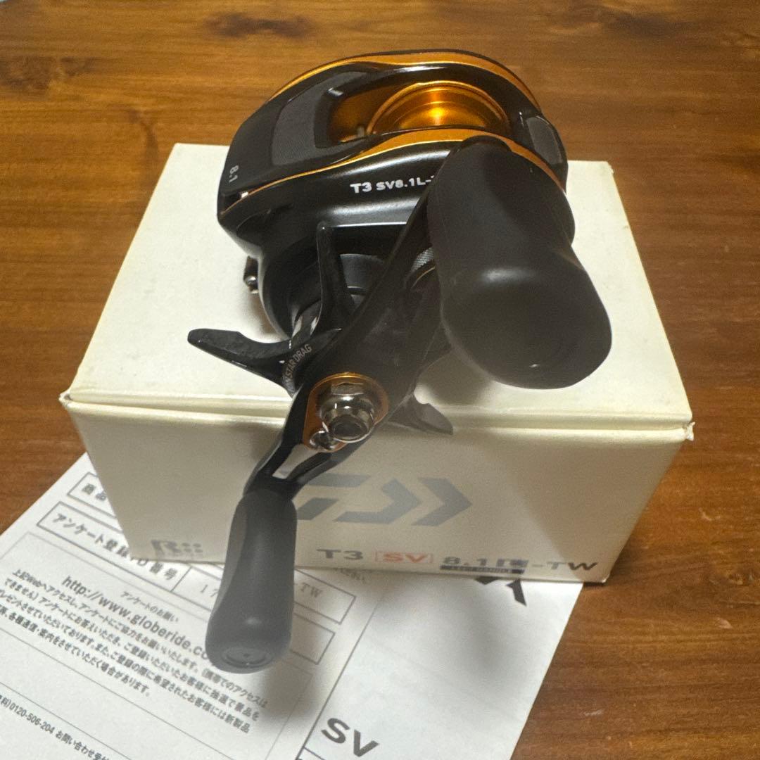 隣*ん様 ダイワ T3 SV8.1L-TW ベイトリール 左巻き - メルカリ