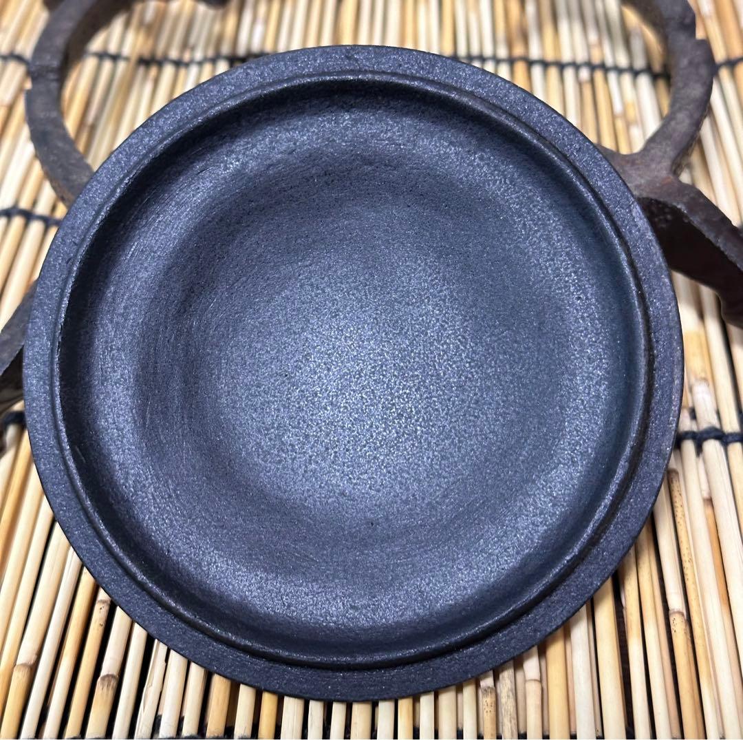 新品、未使用品、南部虎山工房前田知行造12型姥口アラレ 南部鉄瓶