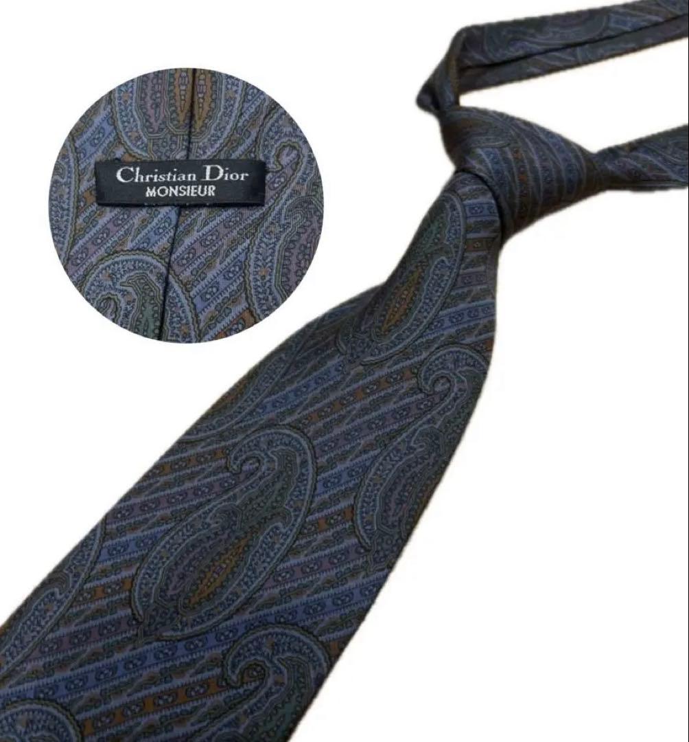 Christian Dior Monsieur ペイズリー ネクタイ - メルカリ