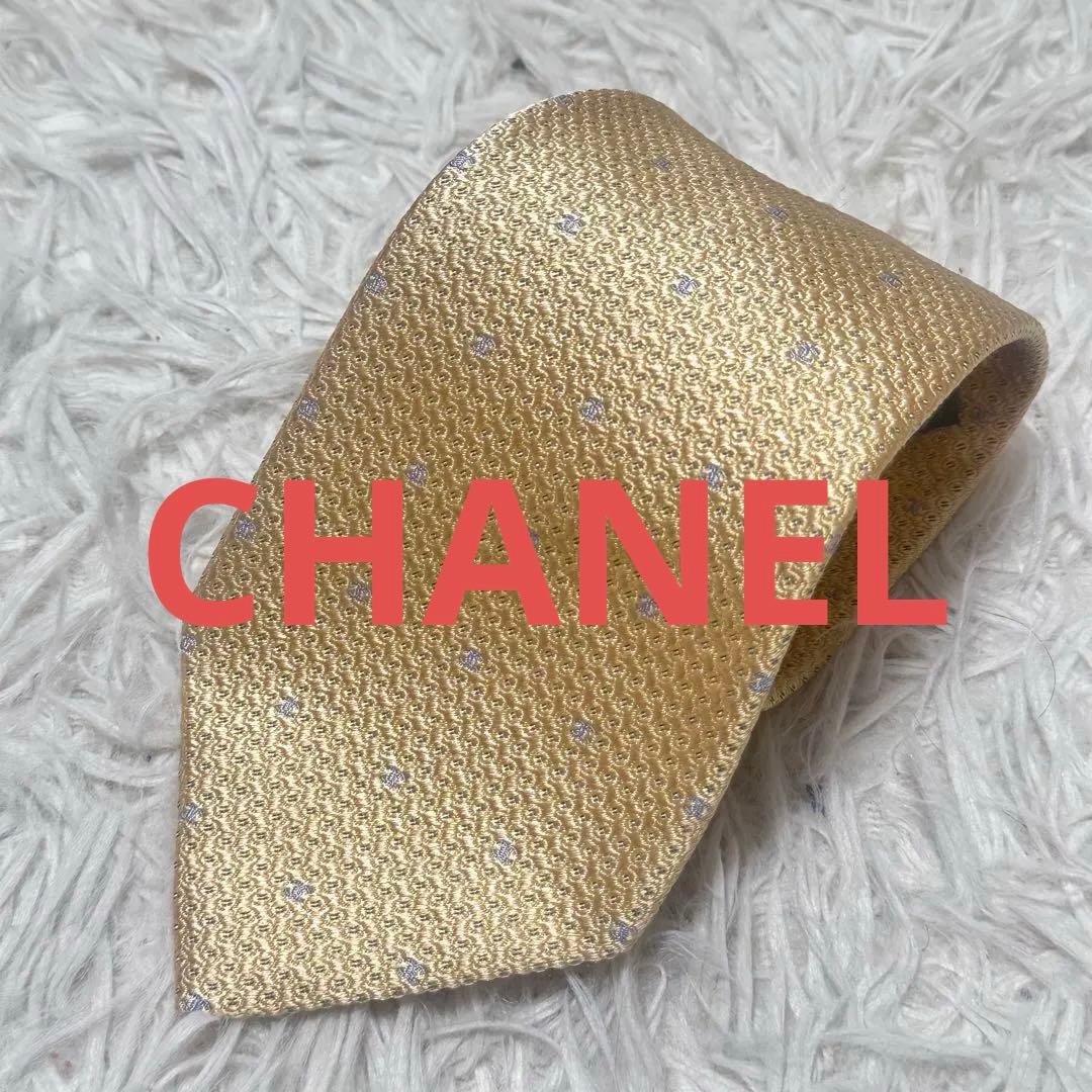 CHANEL ココマーク総柄 ネクタイ 金 結婚式 入学式 高級 - メルカリ