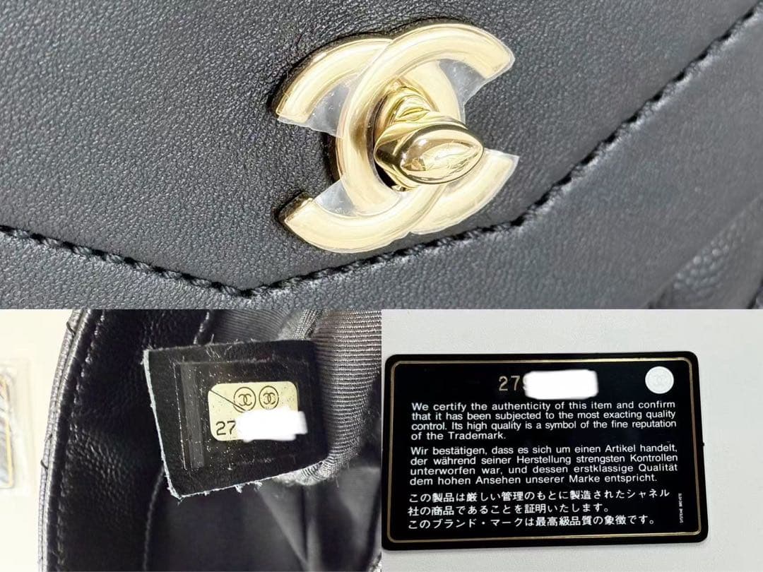 未使用/着画追加CHANEL/シャネル/キャビア/黒/ ウエストバッグ/ポーチ
